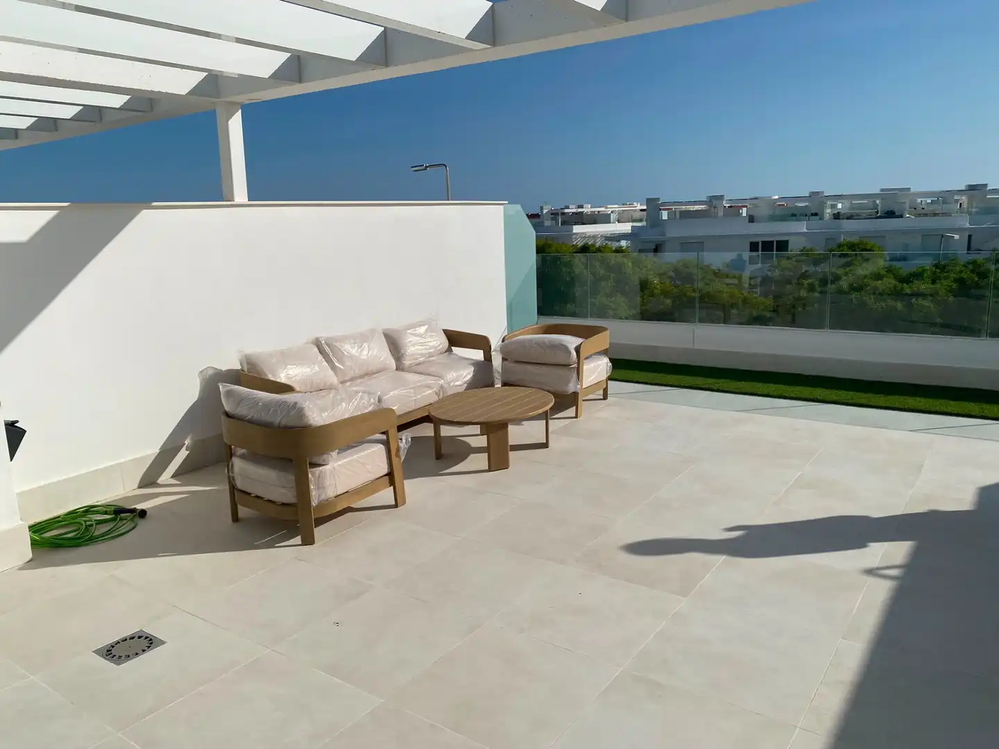 Terrassa de Àtic de lloguer en Chipiona amb Aire condicionat, Terrassa i Piscina