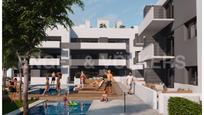 Exterior view of Apartment for sale in Cubelles  with Air Conditioner, Terrace and Swimming Pool
