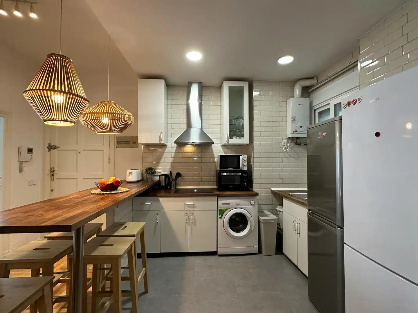 Kitchen of Flat for share in Madrid  with Heating and Furnished