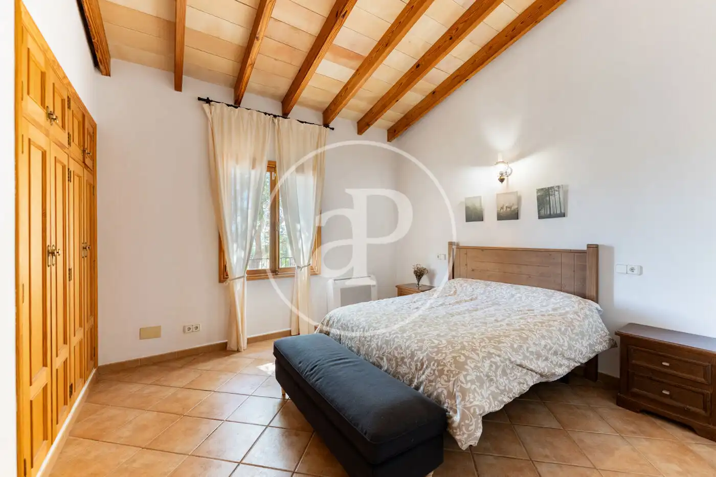 Bedroom of Houses for rent in Sencelles  with Air Conditioner, Heating and Private garden