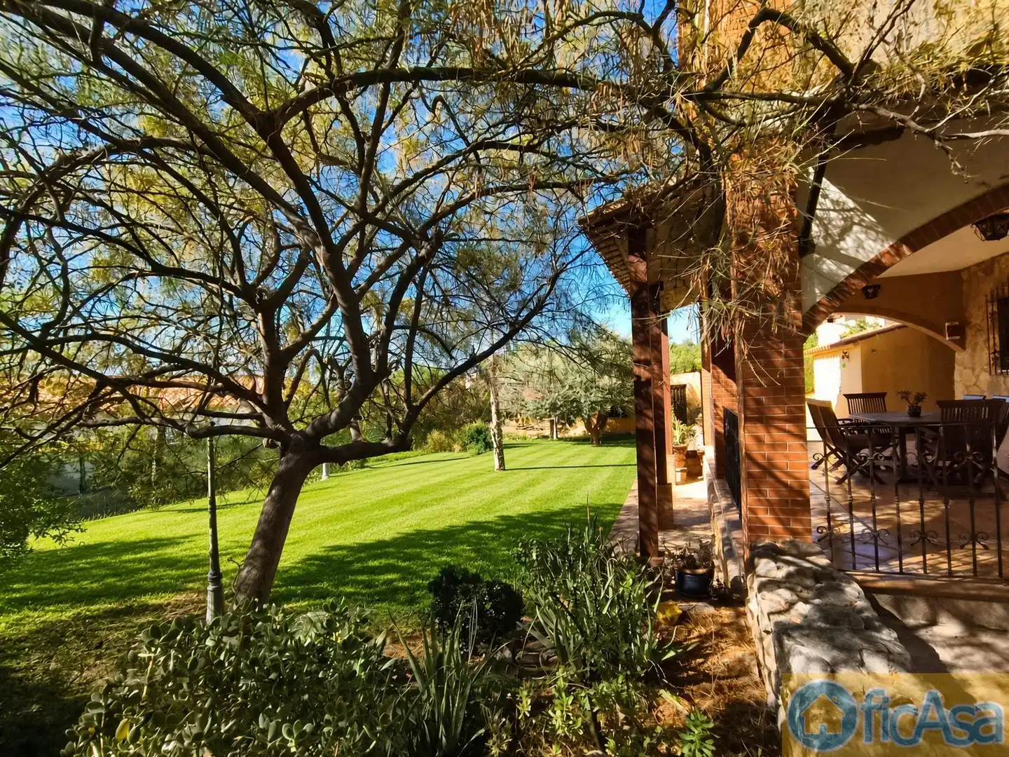 Garden of Houses for sale in Borriol  with Terrace, Storage room and Swimming Pool