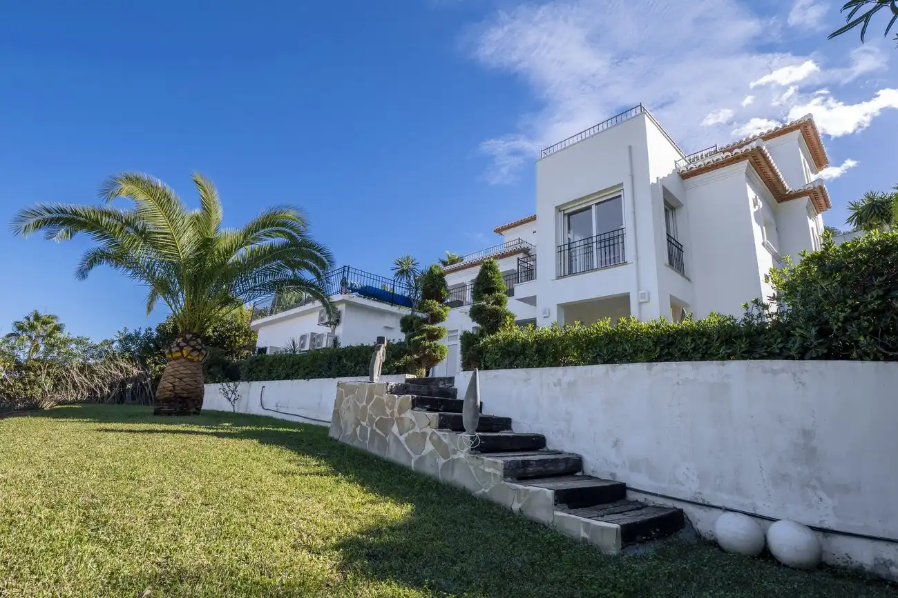 Exterior view of Houses for sale in Jávea / Xàbia  with Private garden, Terrace and Swimming Pool