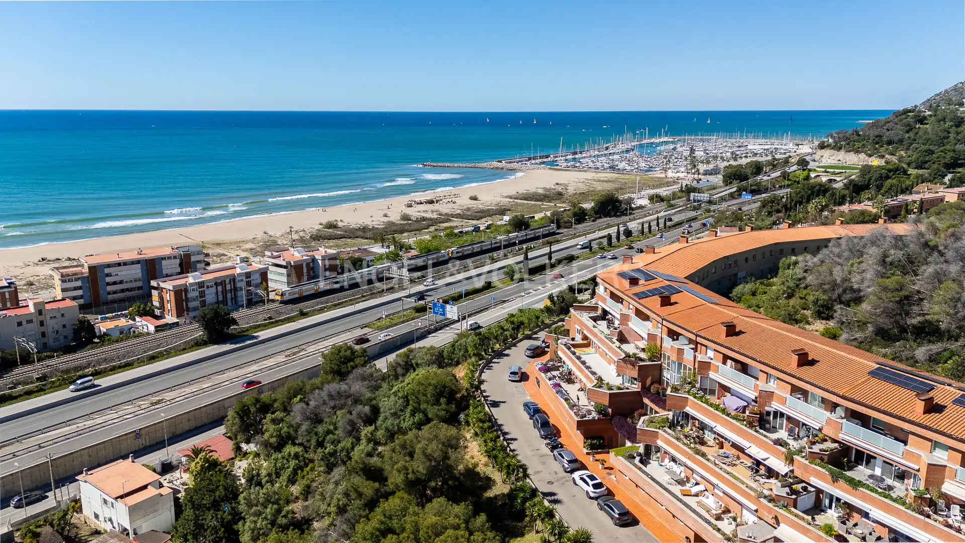 Exterior view of Duplexes for sale in Sitges  with Air Conditioner, Heating and Storage room
