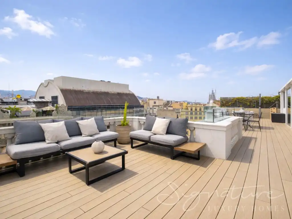 Penthouse mit Aufzug zur Miete in Calle Arago, imagen 8