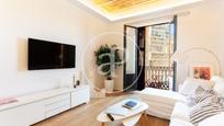 Living room of Flat to rent in  Barcelona Capital  with Air Conditioner, Heating and Furnished