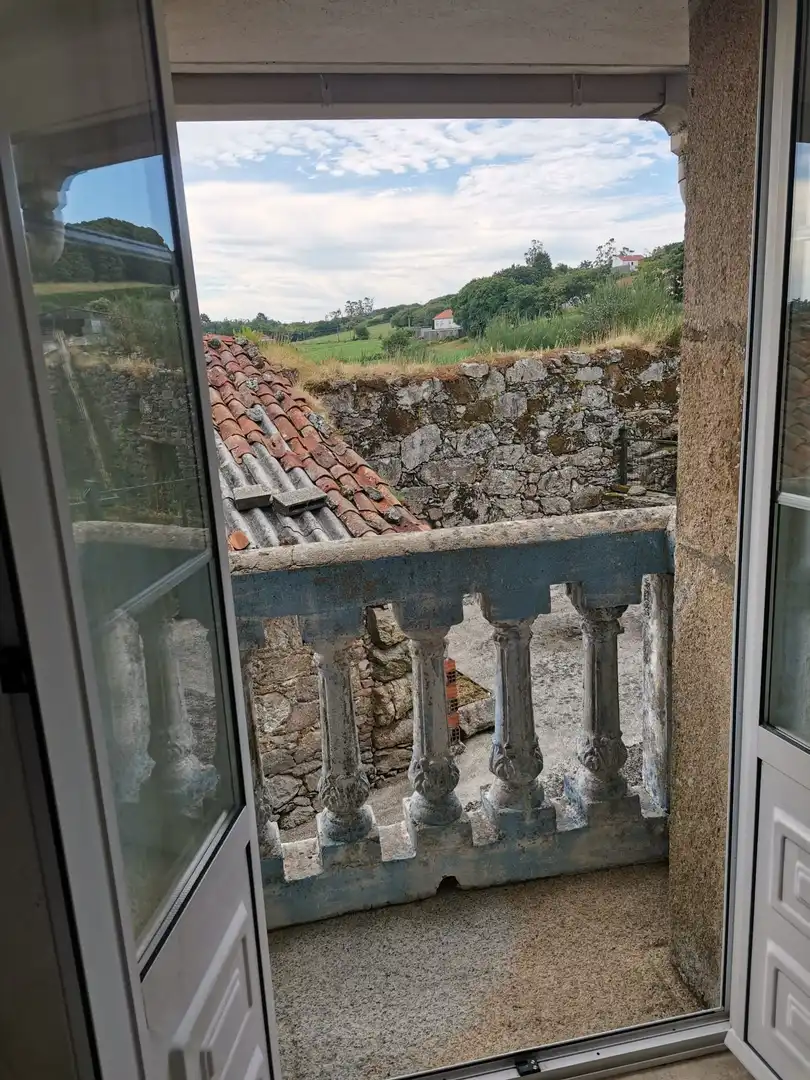 Terraza de Finca rústica en venta en Mazaricos con Calefacción, Jardín privado y Trastero