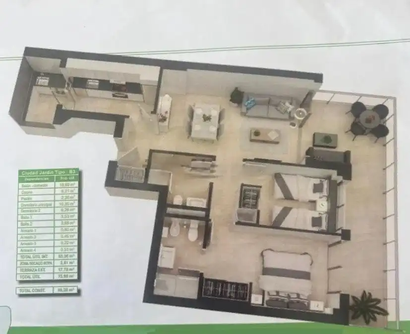 Ático en venta en Cabanes con Aire acondicionado, Calefacción y Terraza