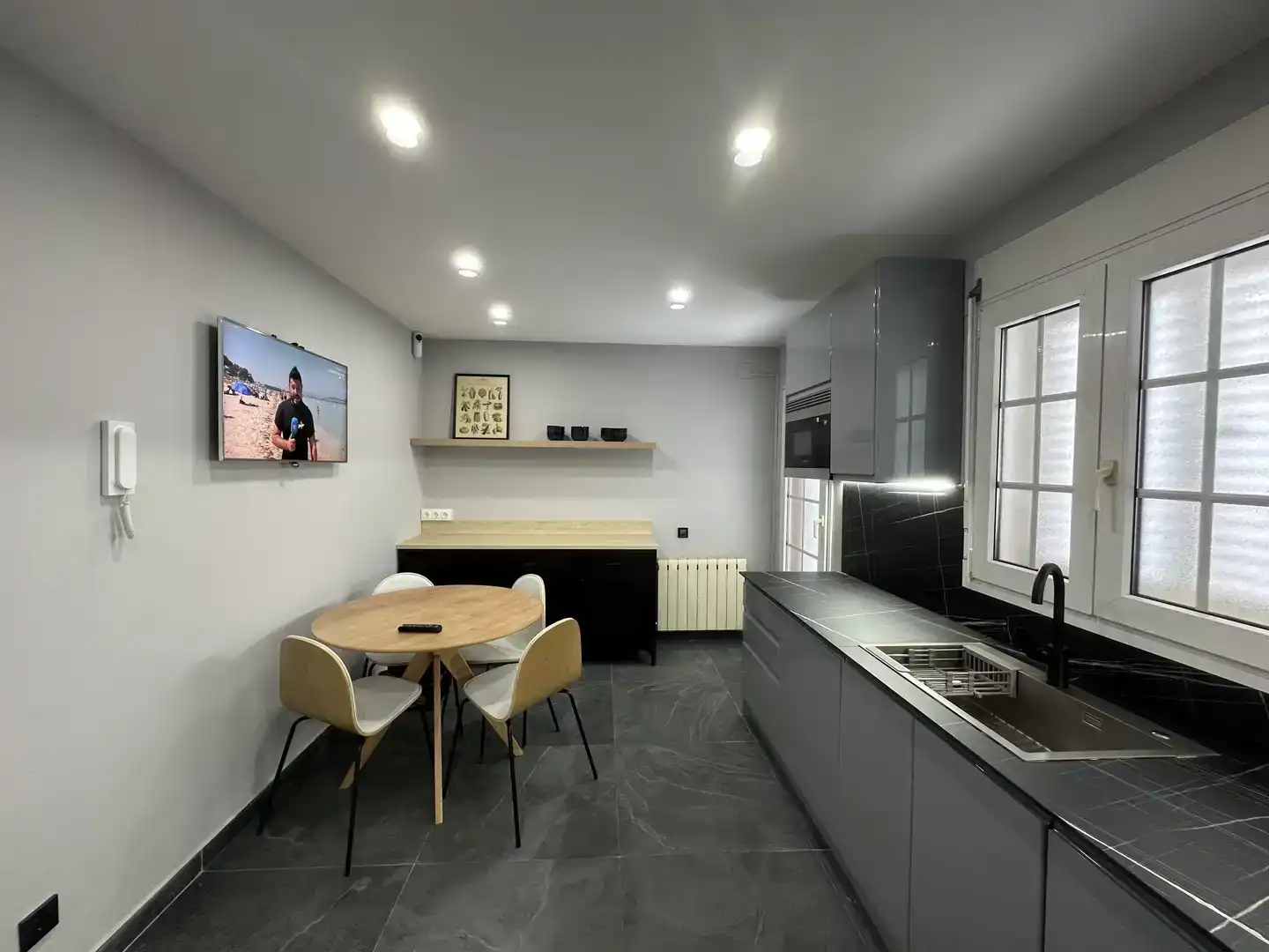 Kitchen of Houses for rent in Teià  with Air Conditioner, Private garden and Parquet flooring