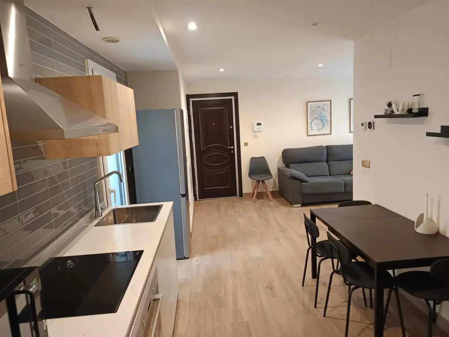 Cuina de Pis de lloguer en Albacete amb Aire condicionat, Calefacció i Parquet