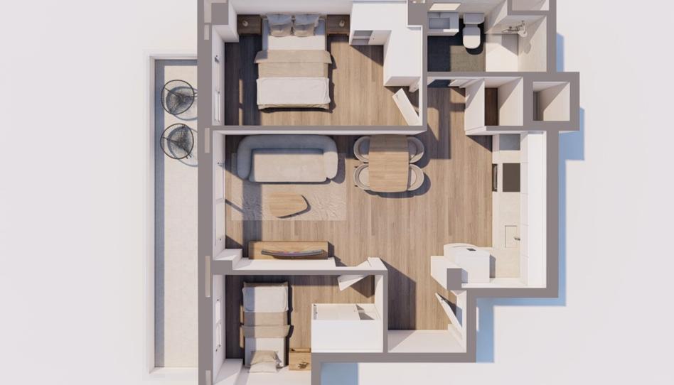 Foto 1 de Pis en venda a Avinguda de la Constitució, 145, Centre, Barcelona