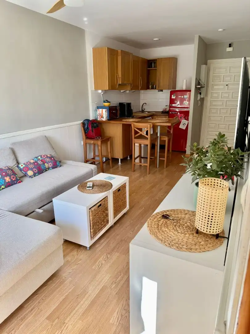 Wohnzimmer von Erdgeschoss zur Miete in San Javier mit Klimaanlage, Terrasse und Möbliert