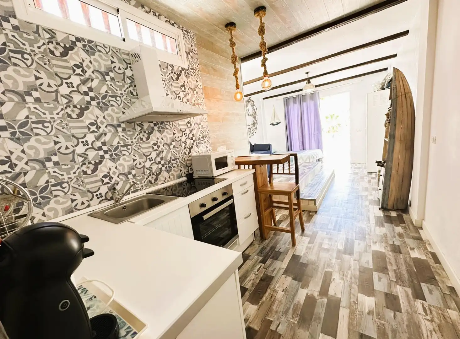 Küche von Wohnung zum Verkauf in Adeje mit Klimaanlage, Terrasse und Möbliert