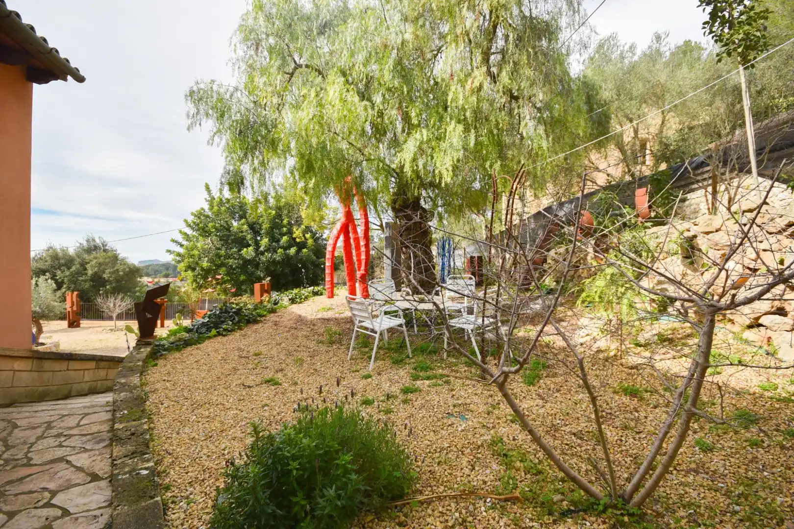 Jardí de Finca rústica en venda en Puigpunyent amb Aire condicionat, Calefacció i Terrassa