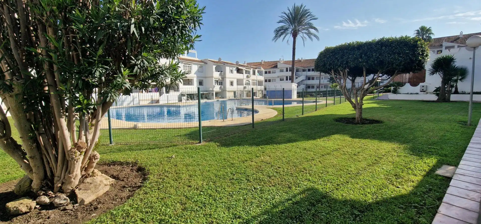 Piscina de Apartamento en venta en Mijas con Jardín privado, Terraza y Piscina comunitaria