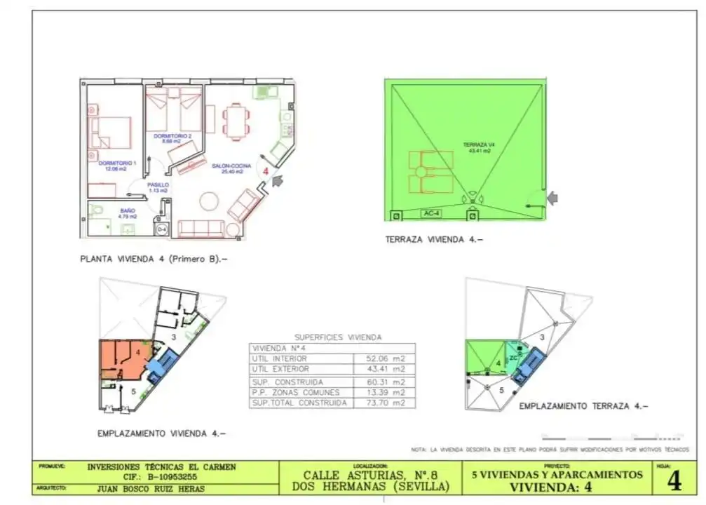 Flat with lift for sale in Centro - Doña Mercedes, imagen 7