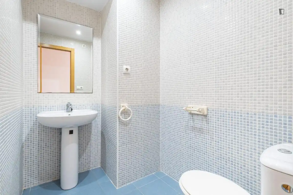 Bany de Apartament per a compartir en Alicante / Alacant amb Moblat, Forn i Rentadora