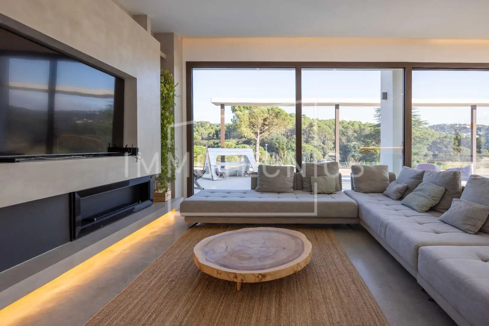 Sala de estar de Casa o chalet en venta en Vilanova del Vallès con Aire acondicionado, Calefacción y Terraza
