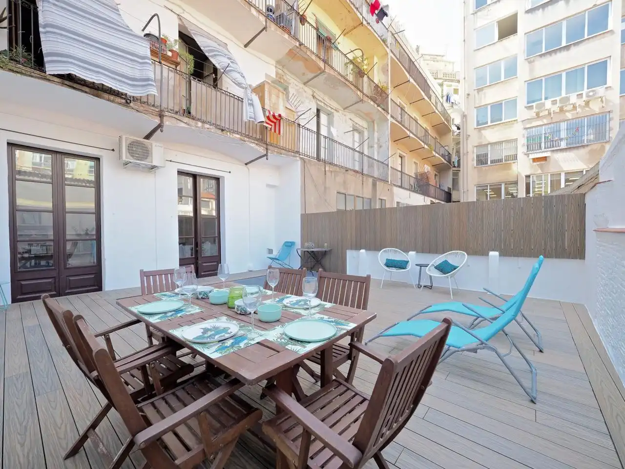 Terrasse von Loft zur Miete in Eixample