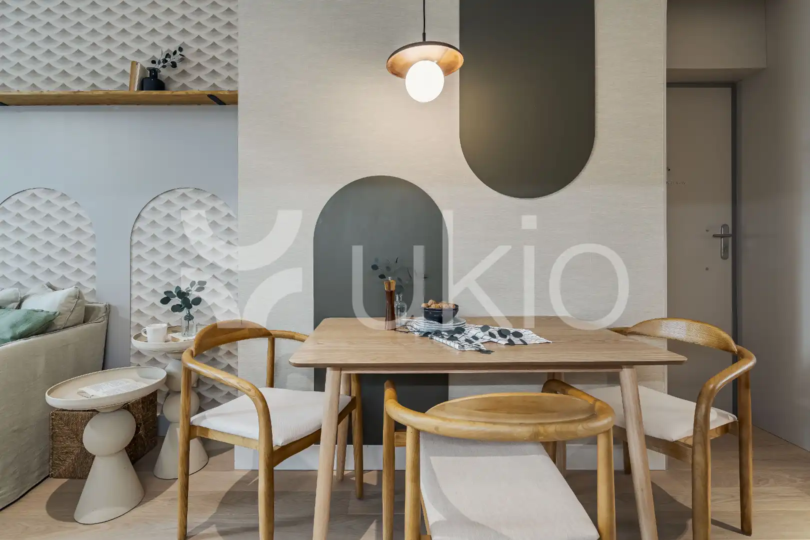Dining room of Apartments for rent in Madrid  with Heating, Furnished and Oven