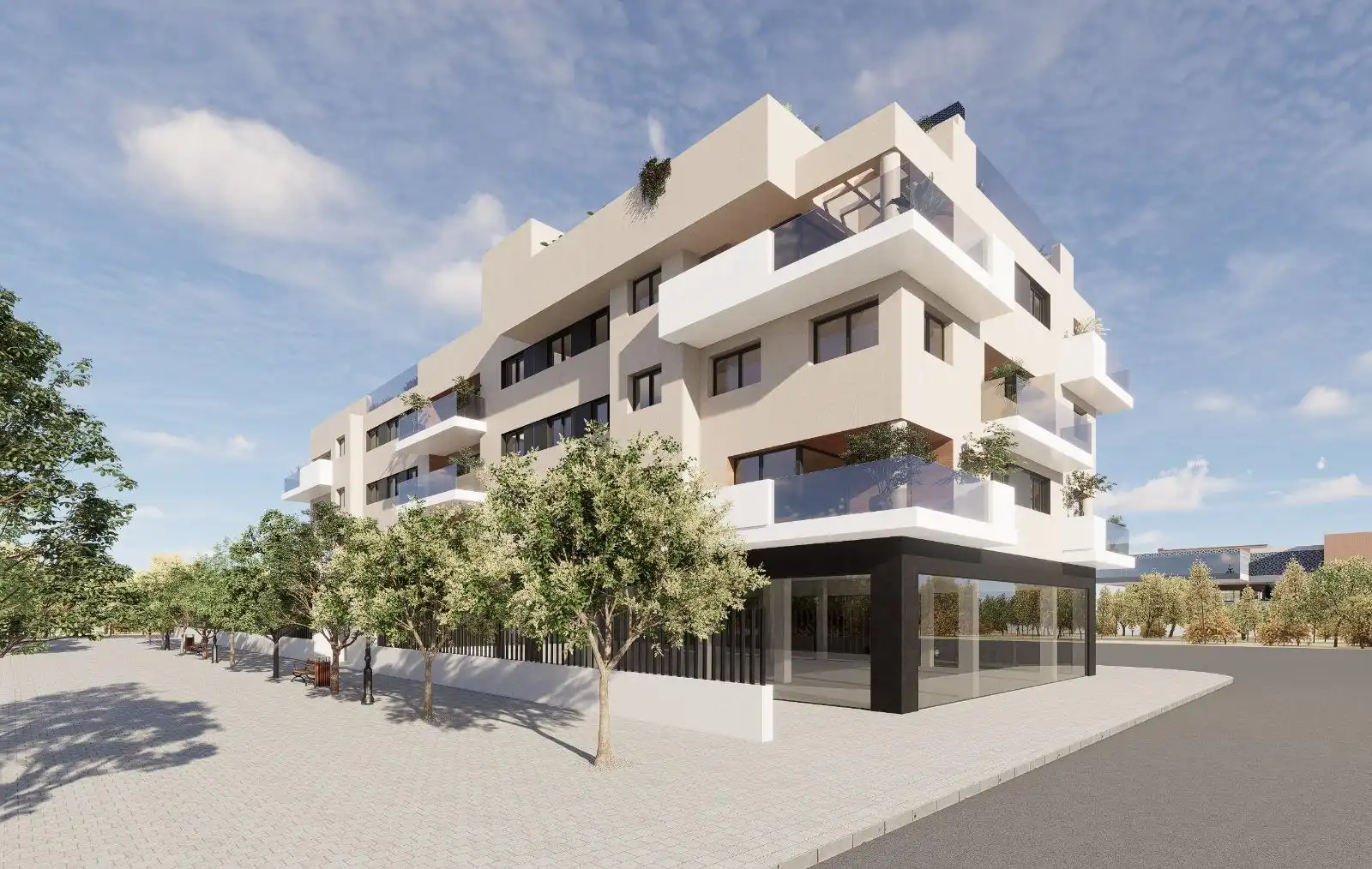 Exterior view of Flat for sale in Murcia  with Air Conditioner, Heating and Terrace
