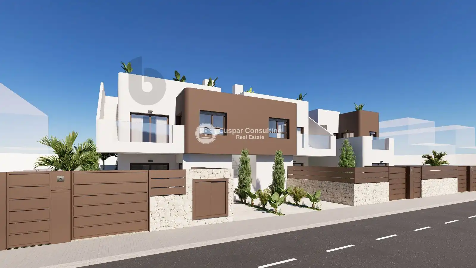 Exterior view of Houses for sale in Pilar de la Horadada  with Heating, Private garden and Terrace