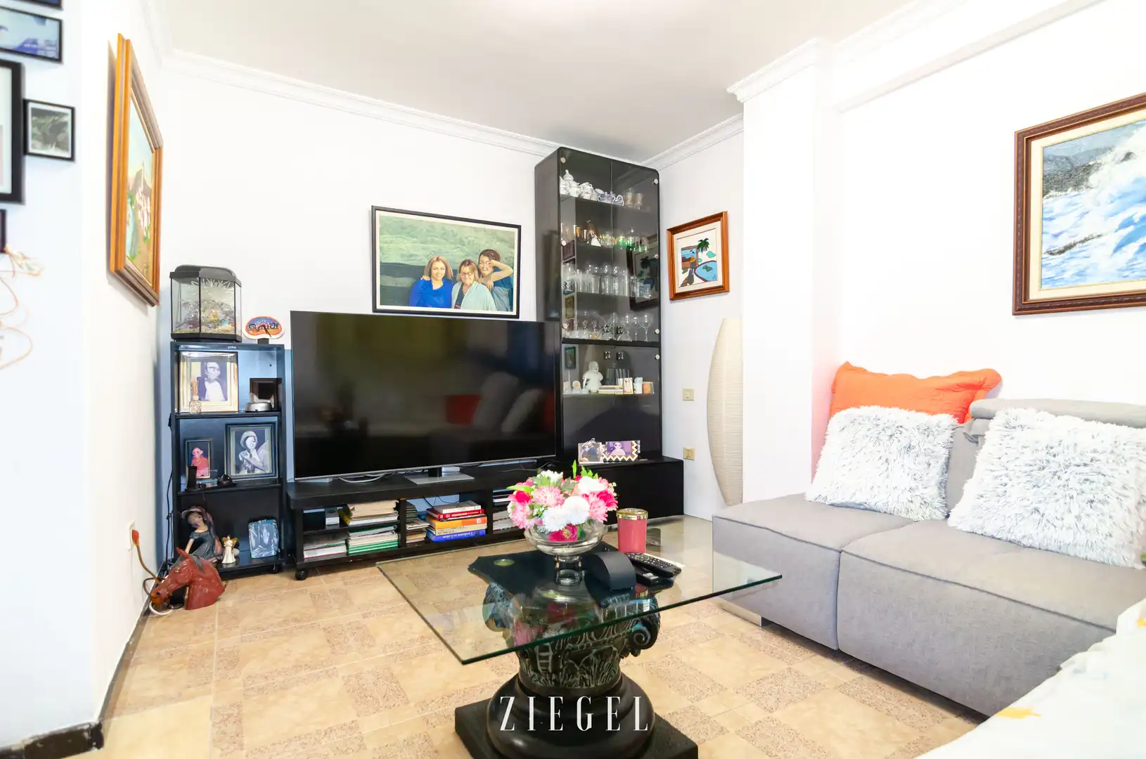 Sala d'estar de Àtic en venda en Las Palmas de Gran Canaria amb Aire condicionat i Balcó