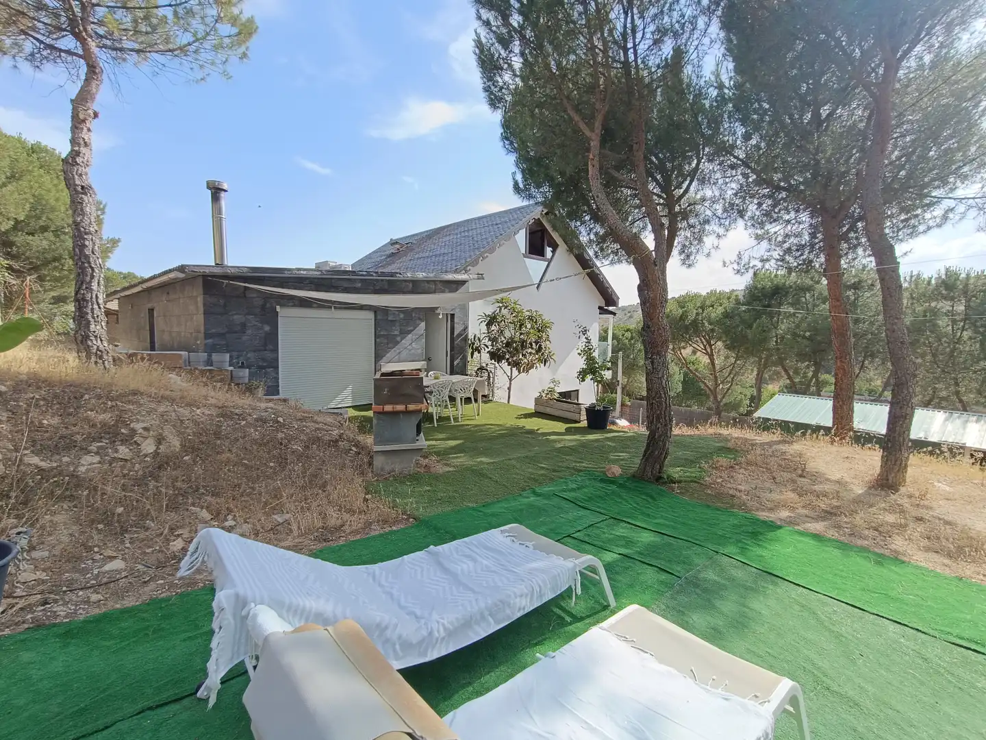 Garden of Houses for sale in Galapagar  with Air Conditioner, Heating and Private garden