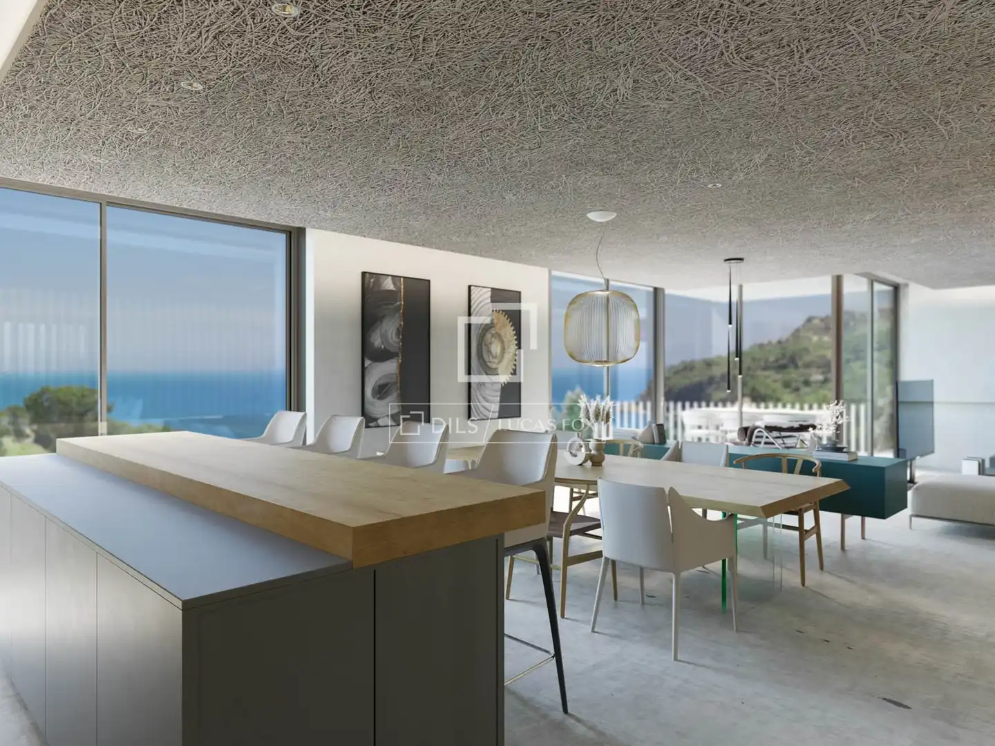 Dining room of Houses for sale in Begur  with Air Conditioner, Heating and Swimming Pool