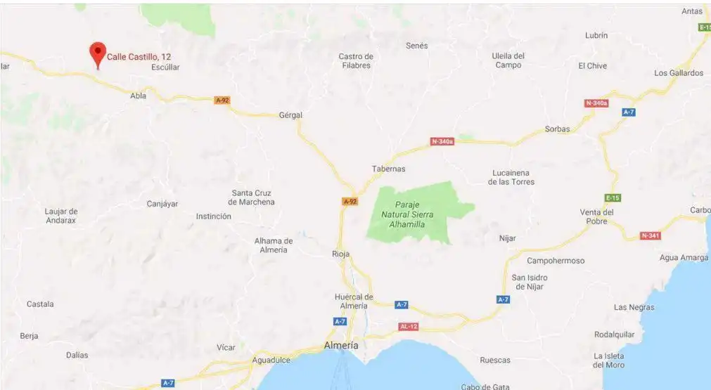 Aparcament de Casa adosada en venda en Fiñana