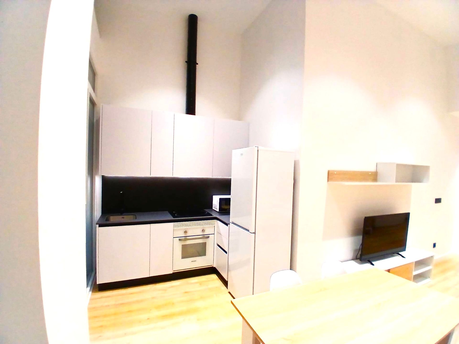 Kitchen of Flat to rent in Elda  with Air Conditioner, Furnished and Oven