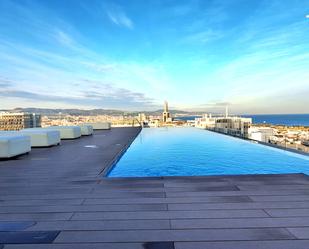 Swimming pool of Flat for sale in  Barcelona Capital  with Air Conditioner and Terrace