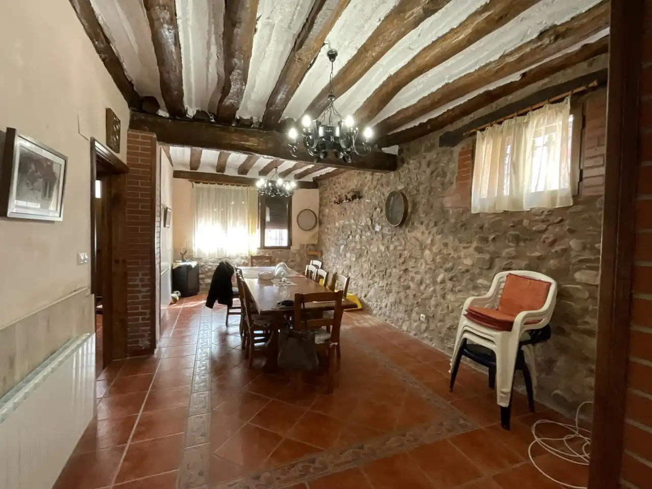 Comedor de Casa adosada en venta en Bascuñana, Burgos
