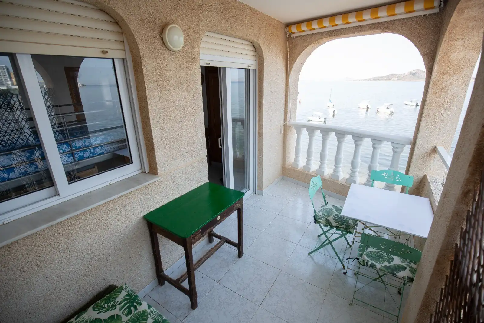 Terrassa de Casa o xalet de lloguer en La Manga del Mar Menor amb Calefacció, Terrassa i Piscina