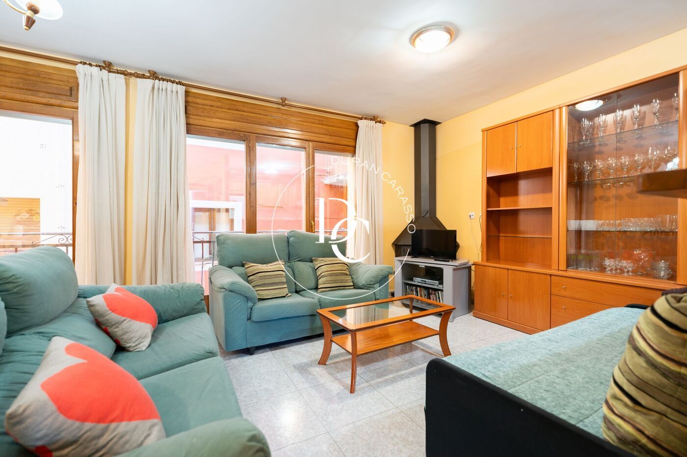 Living room of Flat for sale in Puigcerdà  with Heating and Balcony