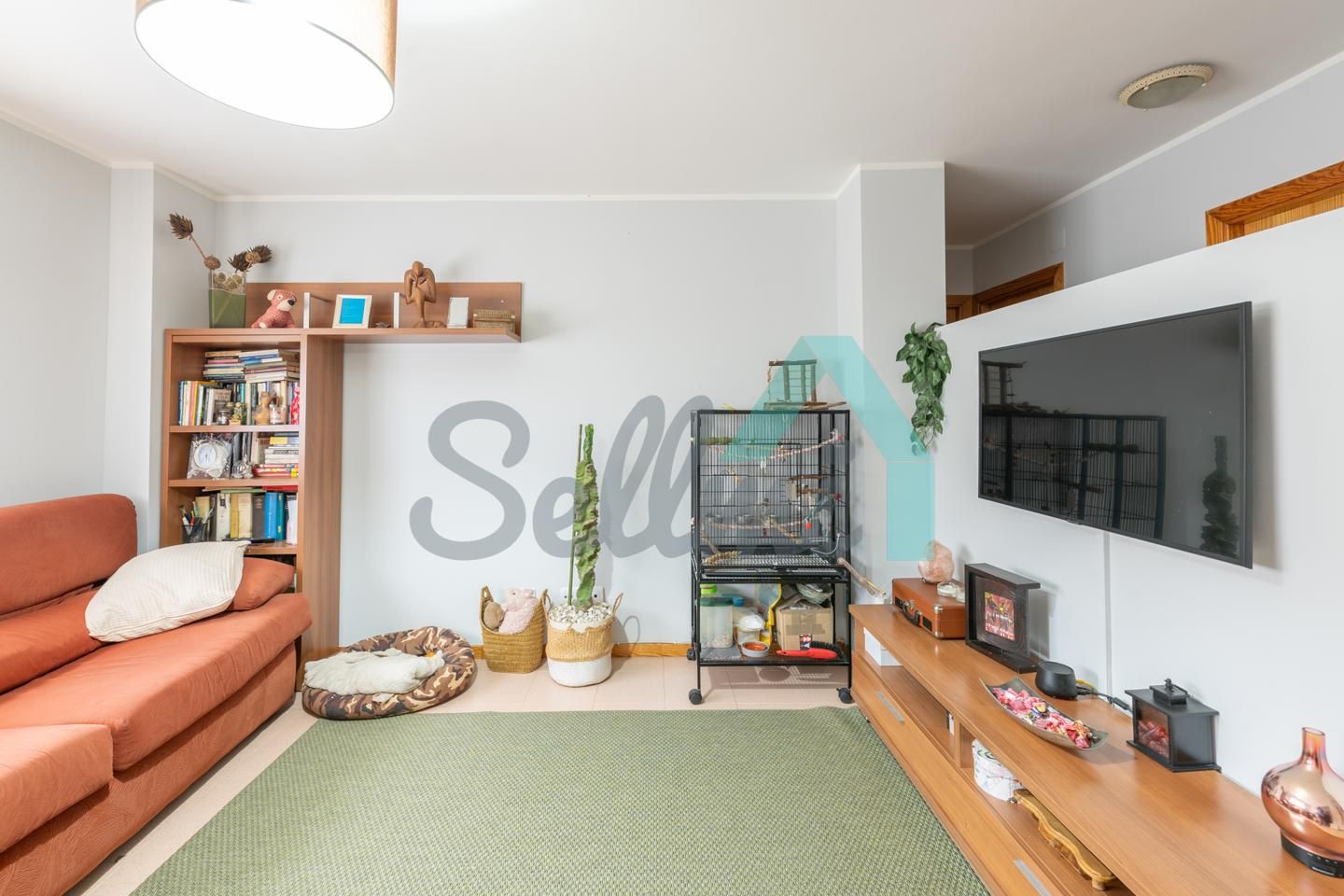 Wohnzimmer von Wohnung miete in Langreo mit Heizung, Terrasse und Möbliert