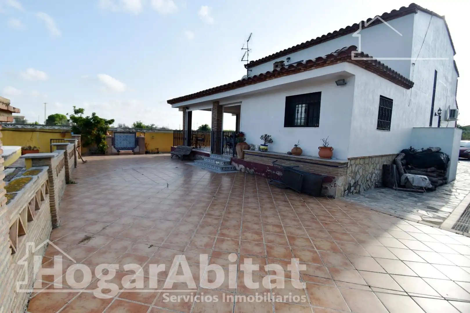 Außenansicht von Haus oder Chalet zum Verkauf in Castellón de la Plana / Castelló de la Plana mit Klimaanlage, Privatgarten und Terrasse