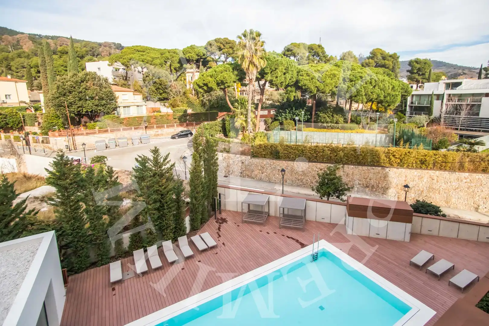 Piscina de Pis en venda en Barcelona amb Aire condicionat, Calefacció i Parquet
