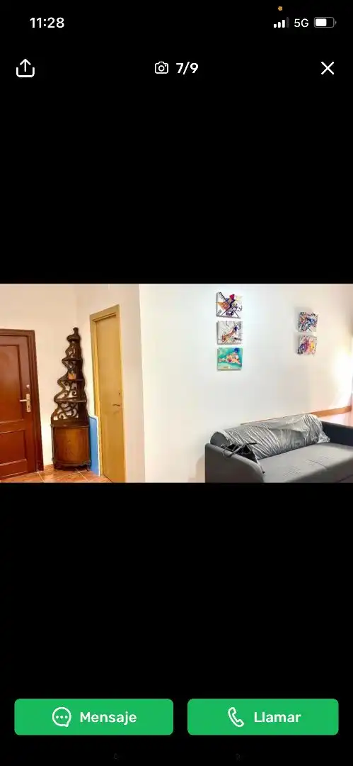 Living room of Flat for share in Benicalap