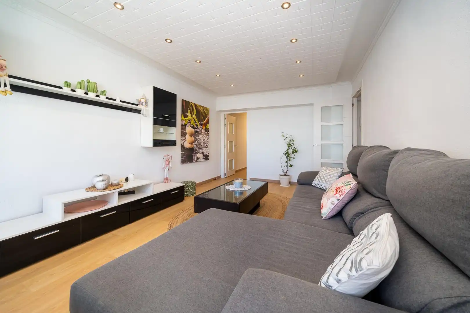 Sala de estar de Piso en venta en  Palma de Mallorca con Aire acondicionado, Jardín privado y Balcón