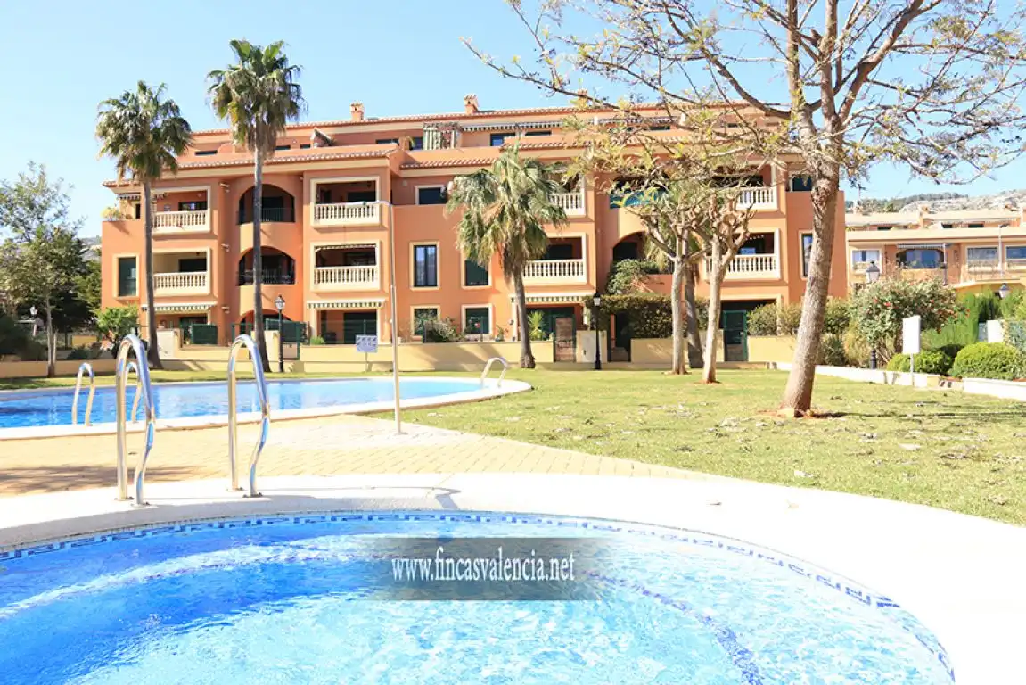 Piscina de Apartamento de alquiler en Jávea / Xàbia con Aire acondicionado, Jardín privado y Terraza