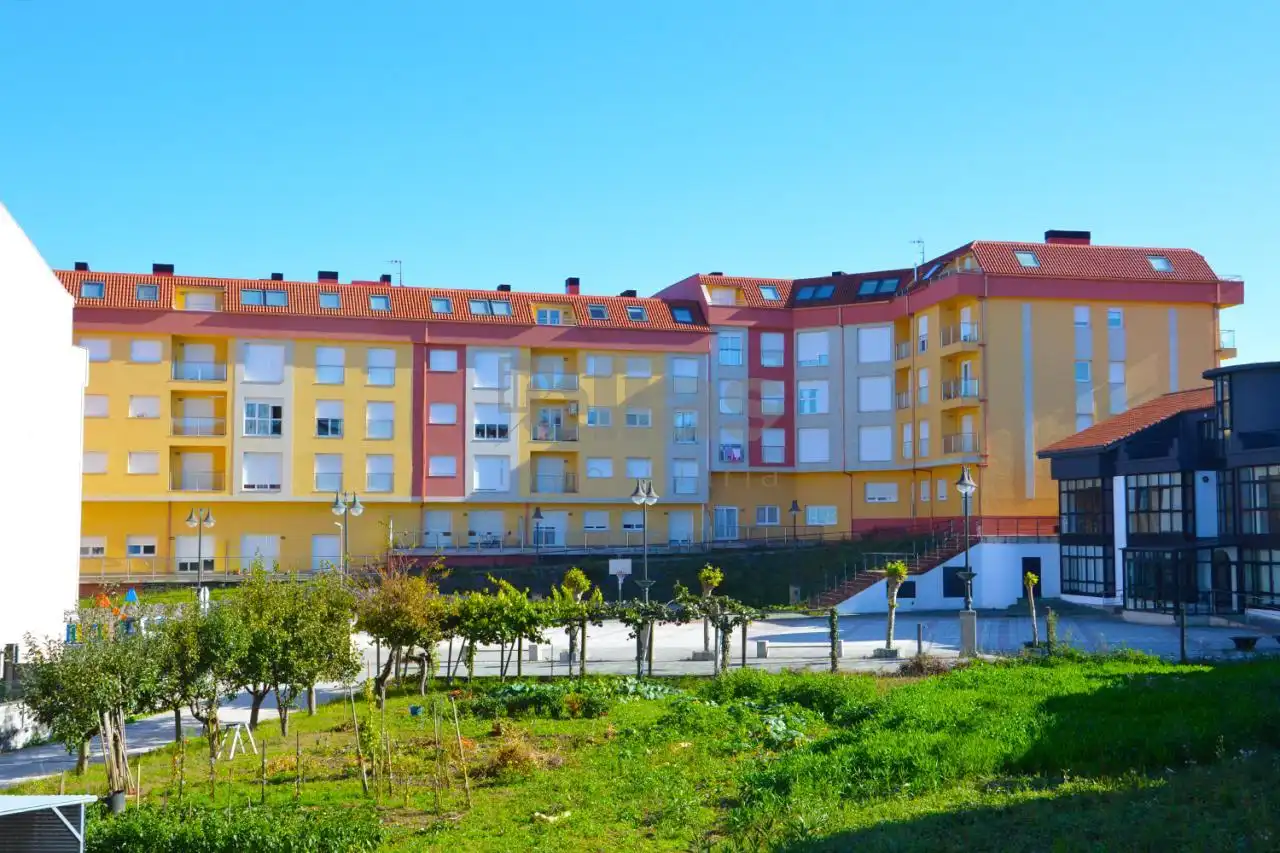 Exterior view of Flat for sale in Cabana de Bergantiños  with Heating, Storage room and Furnished
