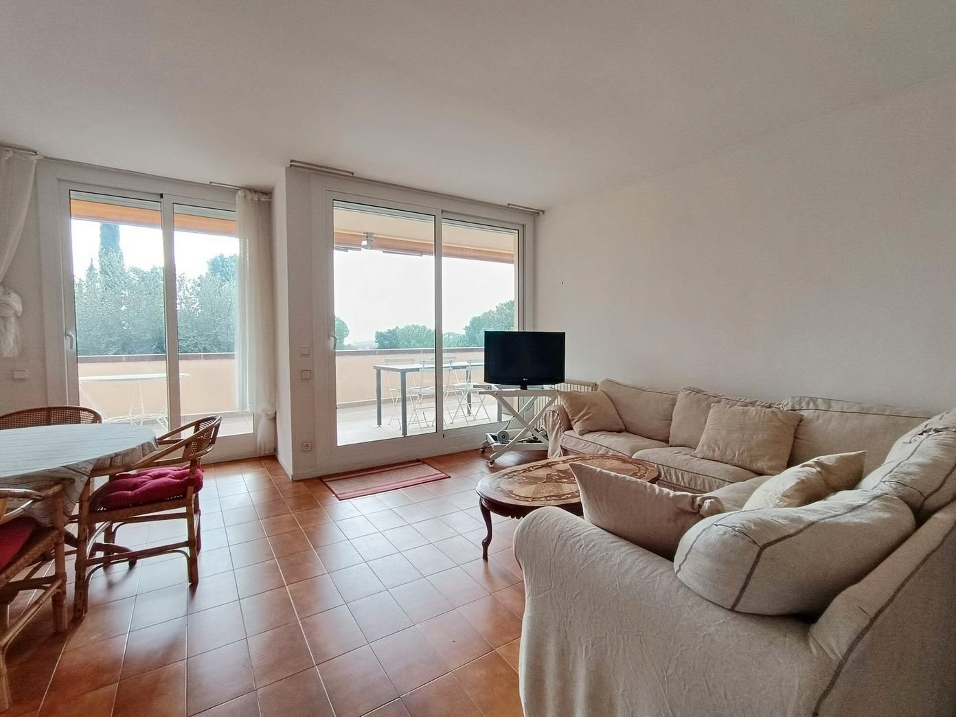 Living room of Apartment to rent in Sant Vicenç de Montalt  with Air Conditioner, Heating and Terrace