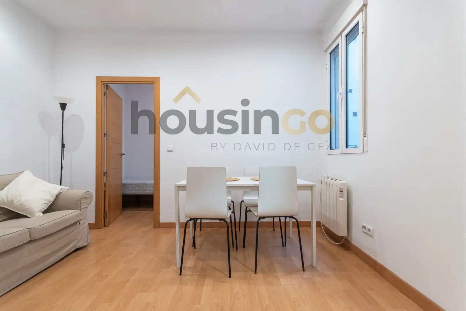 Sala de estar de Piso de alquiler en Madrid con Aire acondicionado, Calefacción y Amueblado