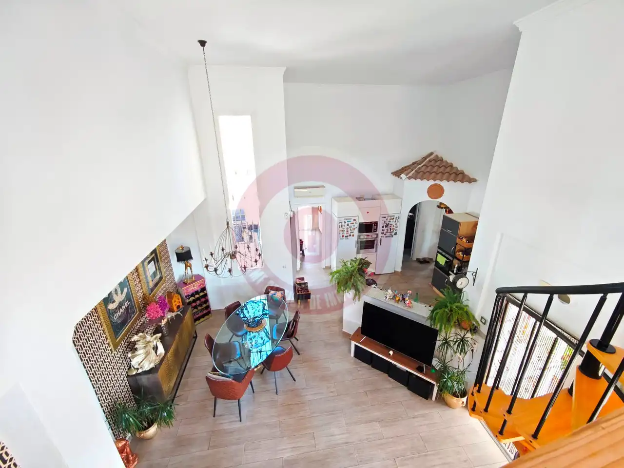 Sala de estar de Casa o chalet en venta en Arenas con Aire acondicionado, Jardín privado y Terraza
