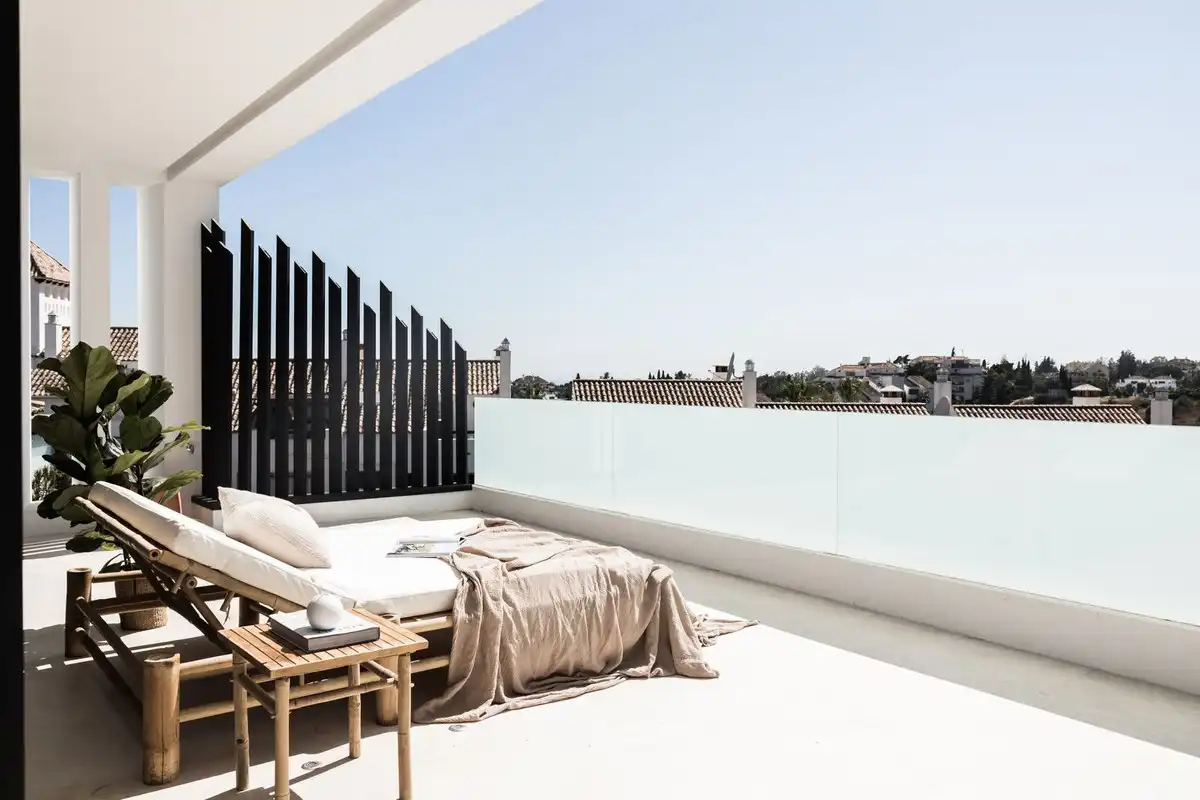 Terraza de Casa o chalet en venta en Marbella con Aire acondicionado, Jardín privado y Terraza