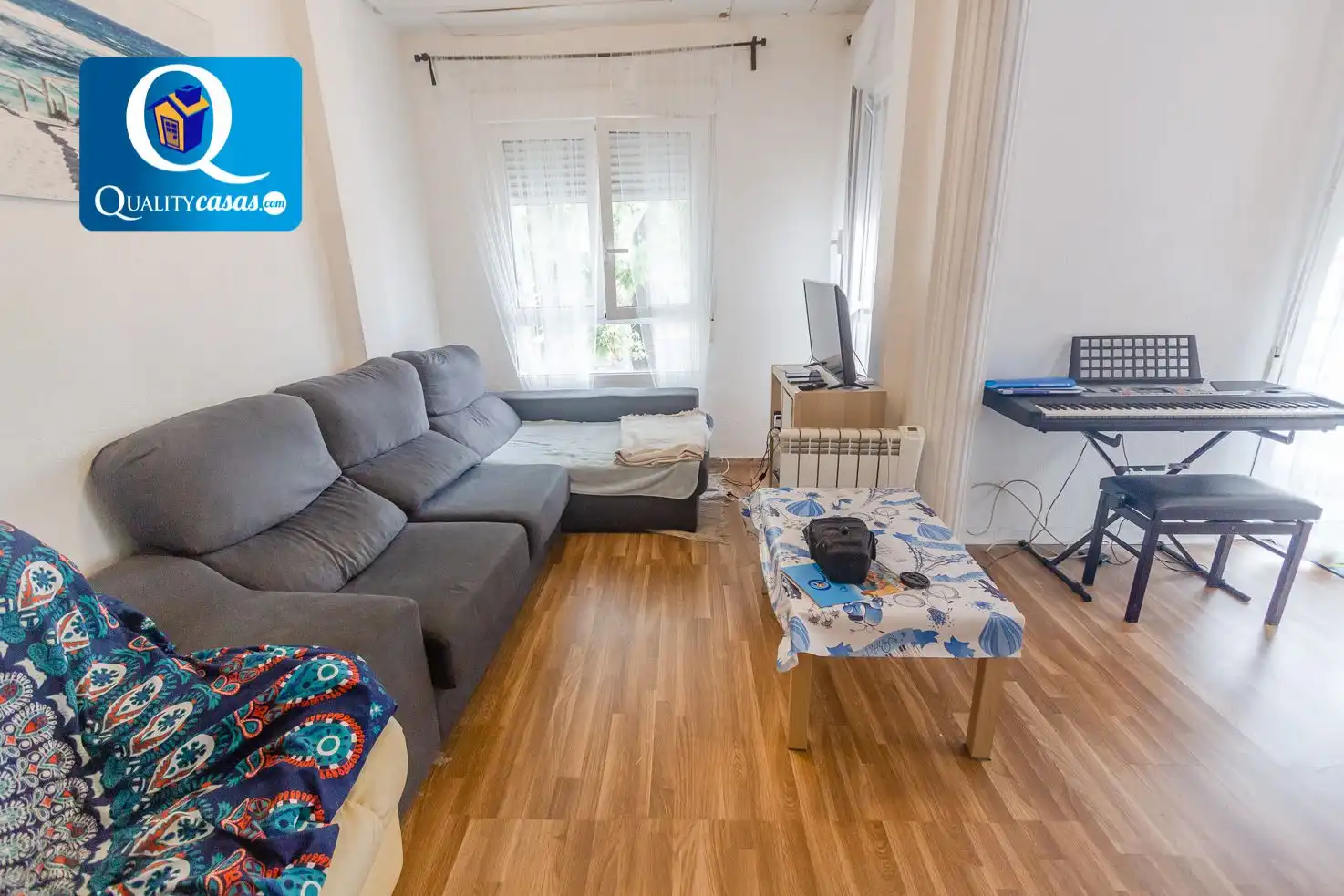 Sala de estar de Apartamento en venta en Elche / Elx con Aire acondicionado y Terraza