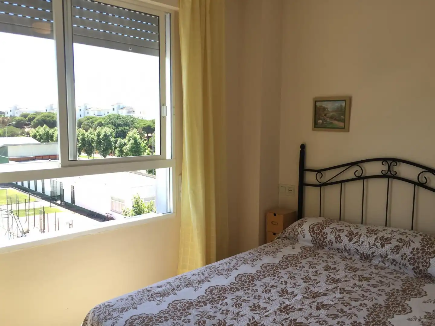 Habitación de Piso de alquiler en El Portil con Jardín privado, Terraza y Piscina