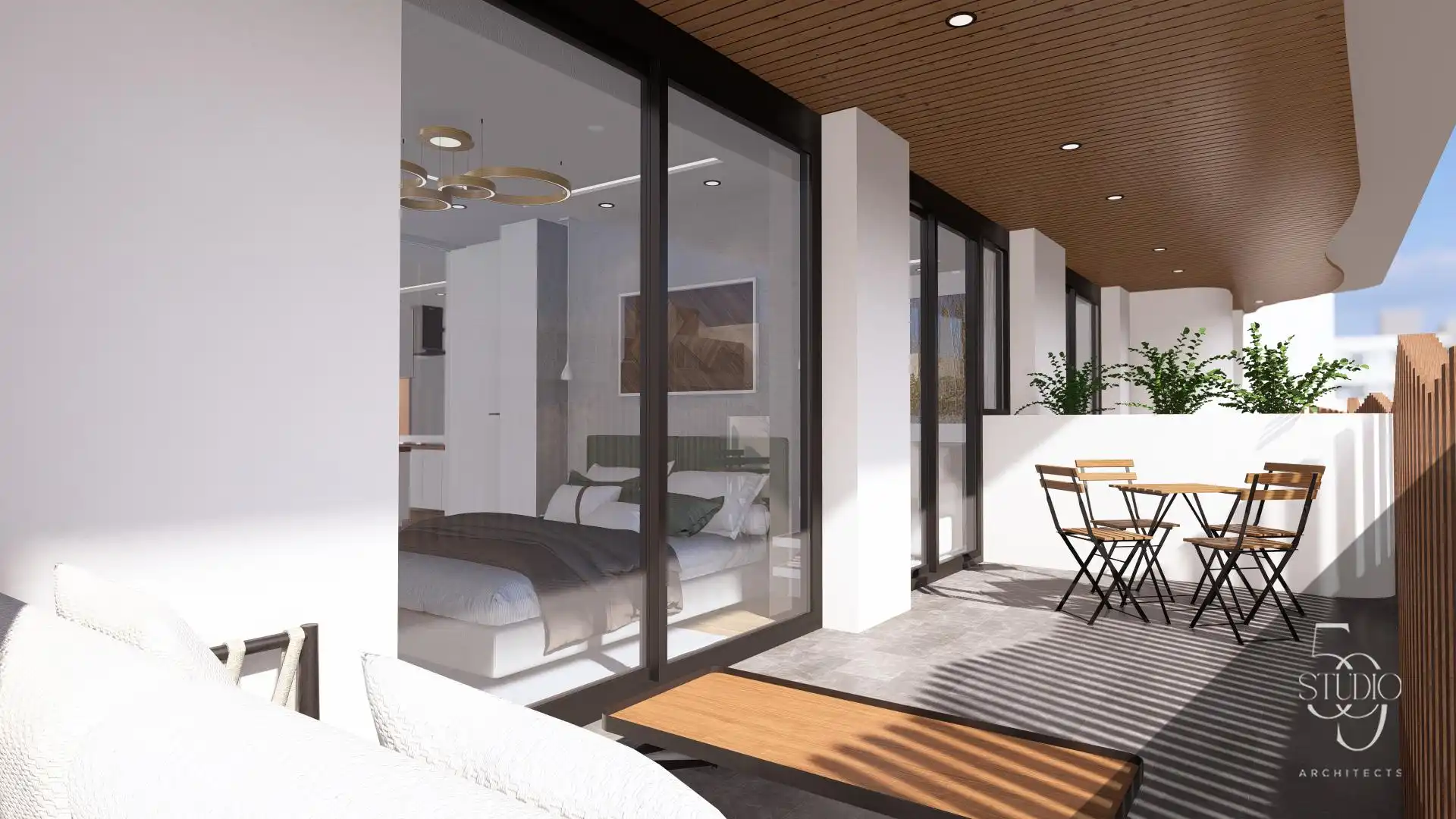 Terraza de Apartamento en venta en Fuengirola con Aire acondicionado, Calefacción y Balcón