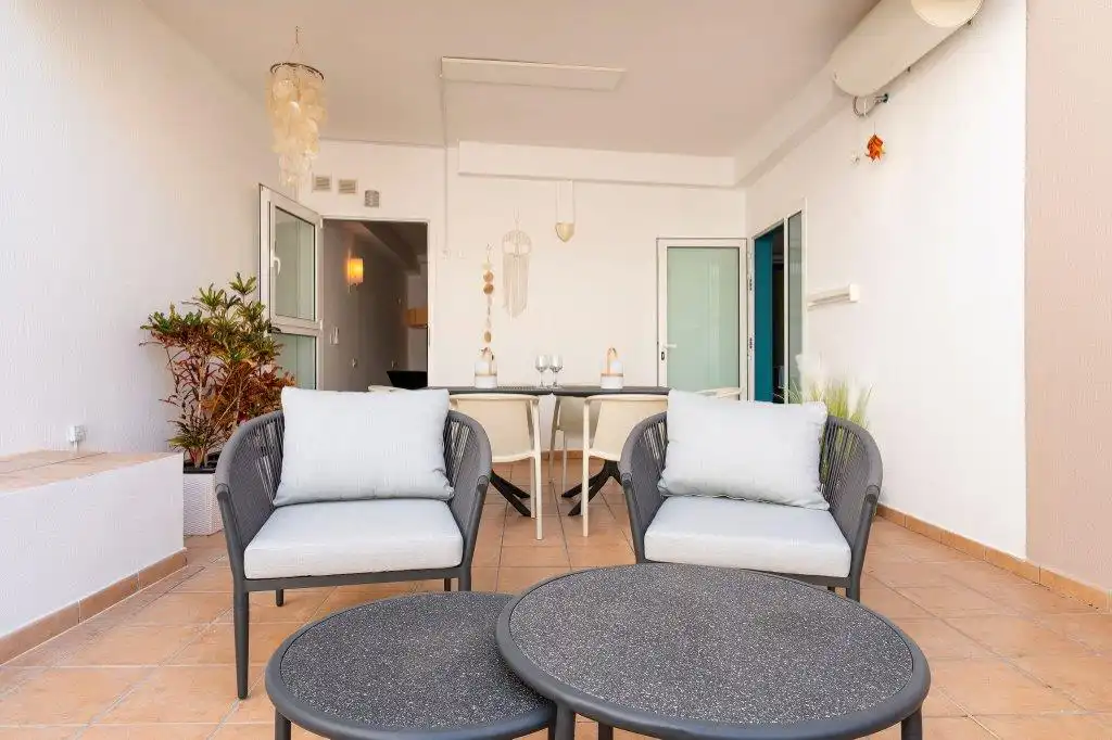 Terraza de Apartamento en venta en Mogán con Aire acondicionado, Parquet y Terraza
