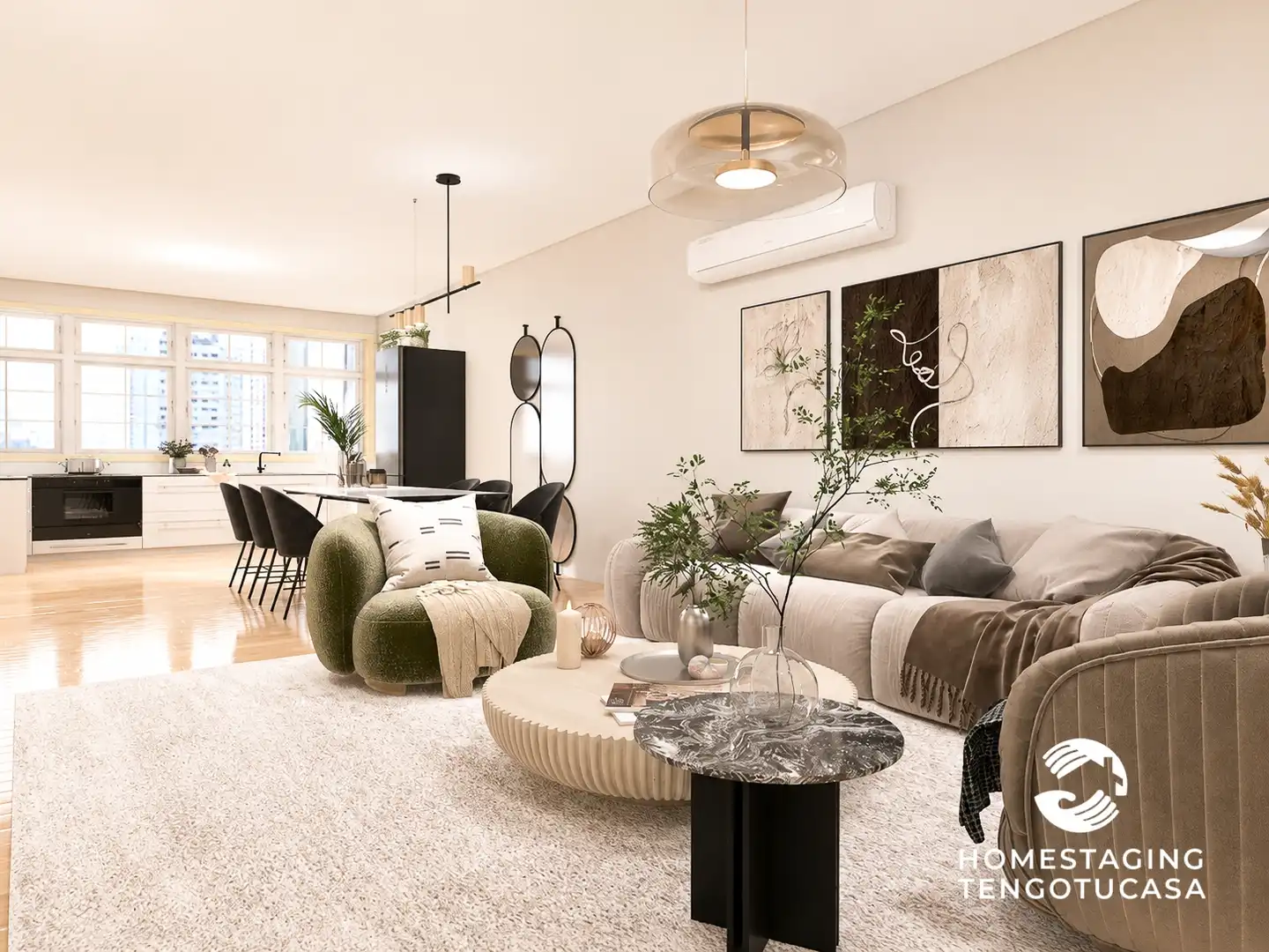 Living room of Flat for sale in Madrid